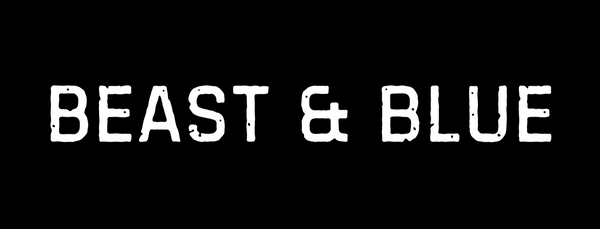 beast and blue vit logga