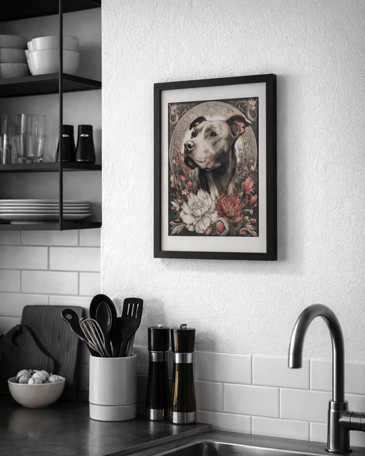 Pitbull / Bully – djurposter i jugend & art nouveau